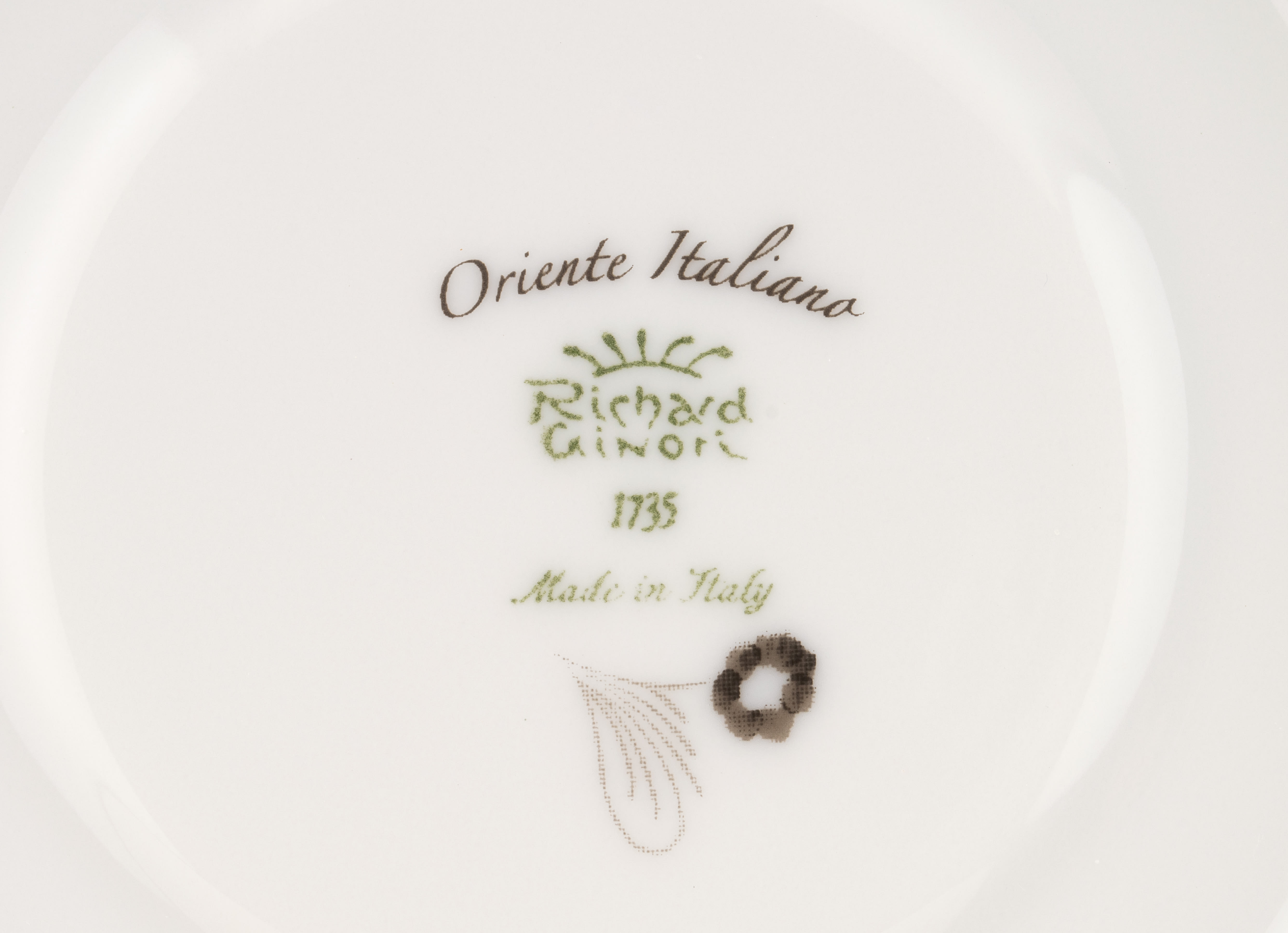 White albus tea cups in porcelain | GINORI 1735