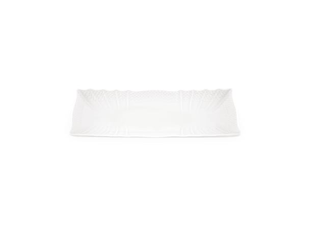 GRAND PLATEAU RECTANGULAIRE BLANC Vecchio Ginori-2