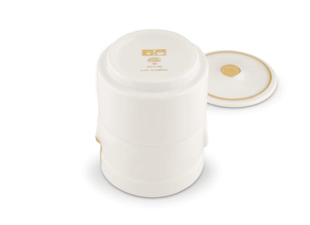 CANDLEHOLDER IL SEGUACE WHITE - GOLDLCDC-3