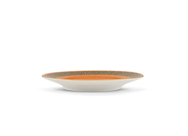 Orange bread plate in porcelain | GINORI 1735