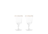 WINE GOBLETS PLATINUM THREAD CRYSTALMedici-2