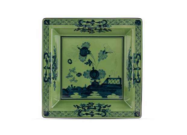 ジノリ ディーヴァ スクエアトレイ スクエアトレイ24.5cm マラキーテ | GINORI 1735