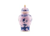 LARGE POTICHE VASE AZALEA Oriente Italiano-2