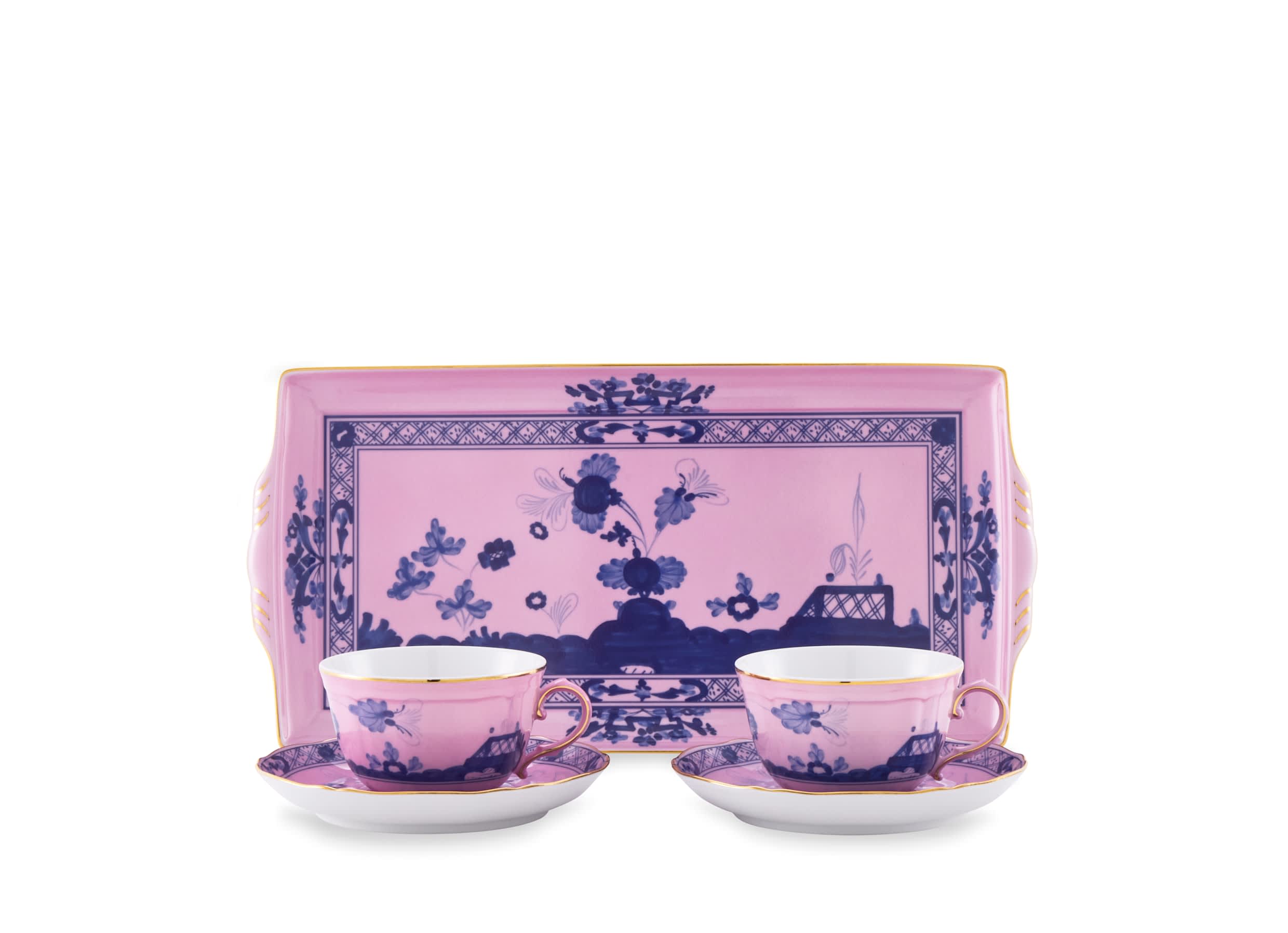 TEA SET FOR TWO WITH TRAY | GINORI 1735