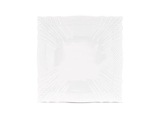 White Square Bread Plate | Vecchio Ginori | GINORI 1735