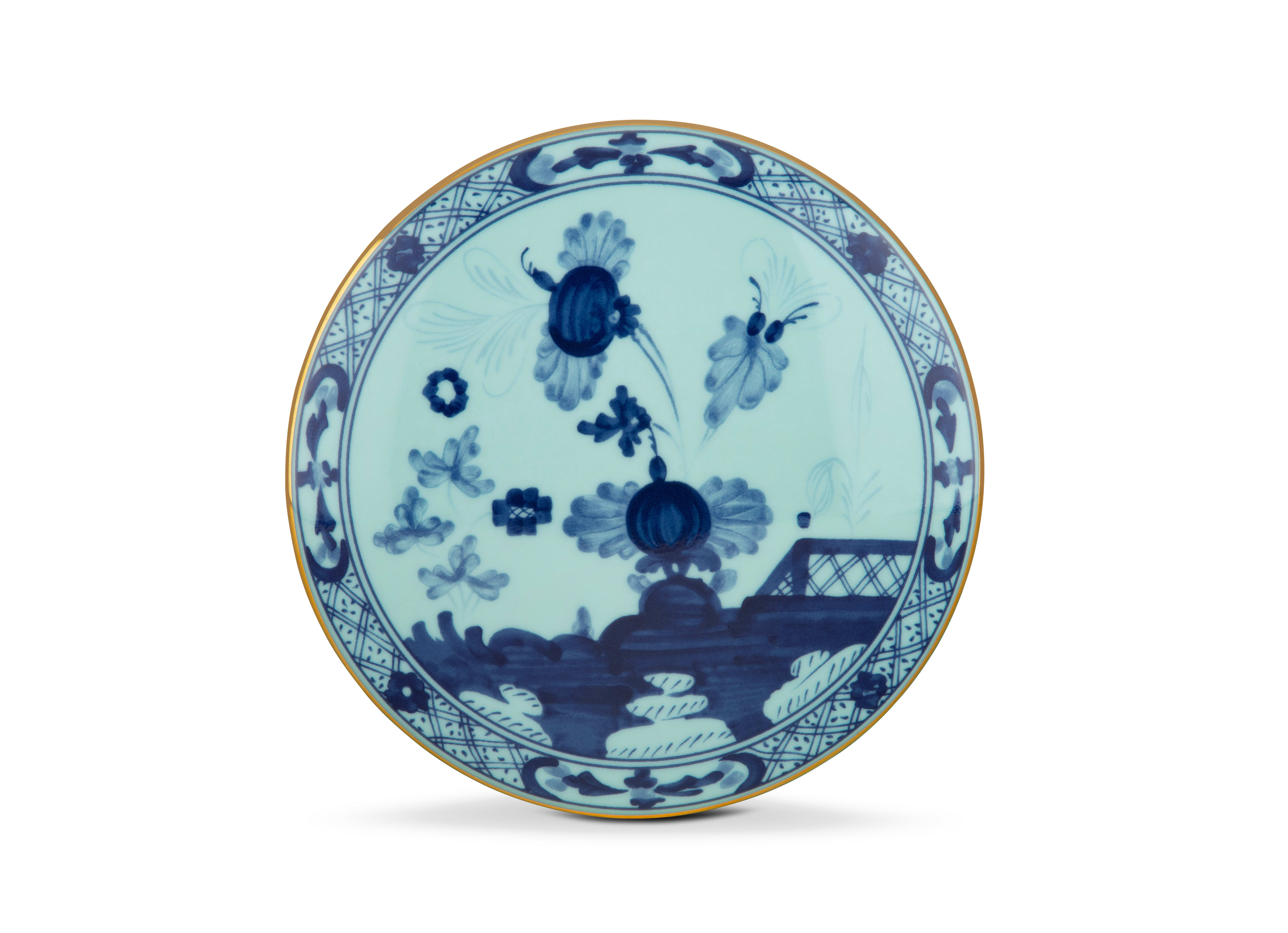 Light-blue porcelain trinket box | GINORI 1735