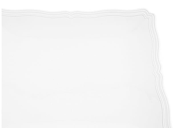 SMALL SQUARE PLATE WHITE Antico Doccia-3