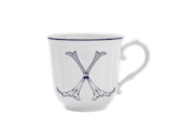MUG LETTRE X BLU Corona Monogram Mugs-1