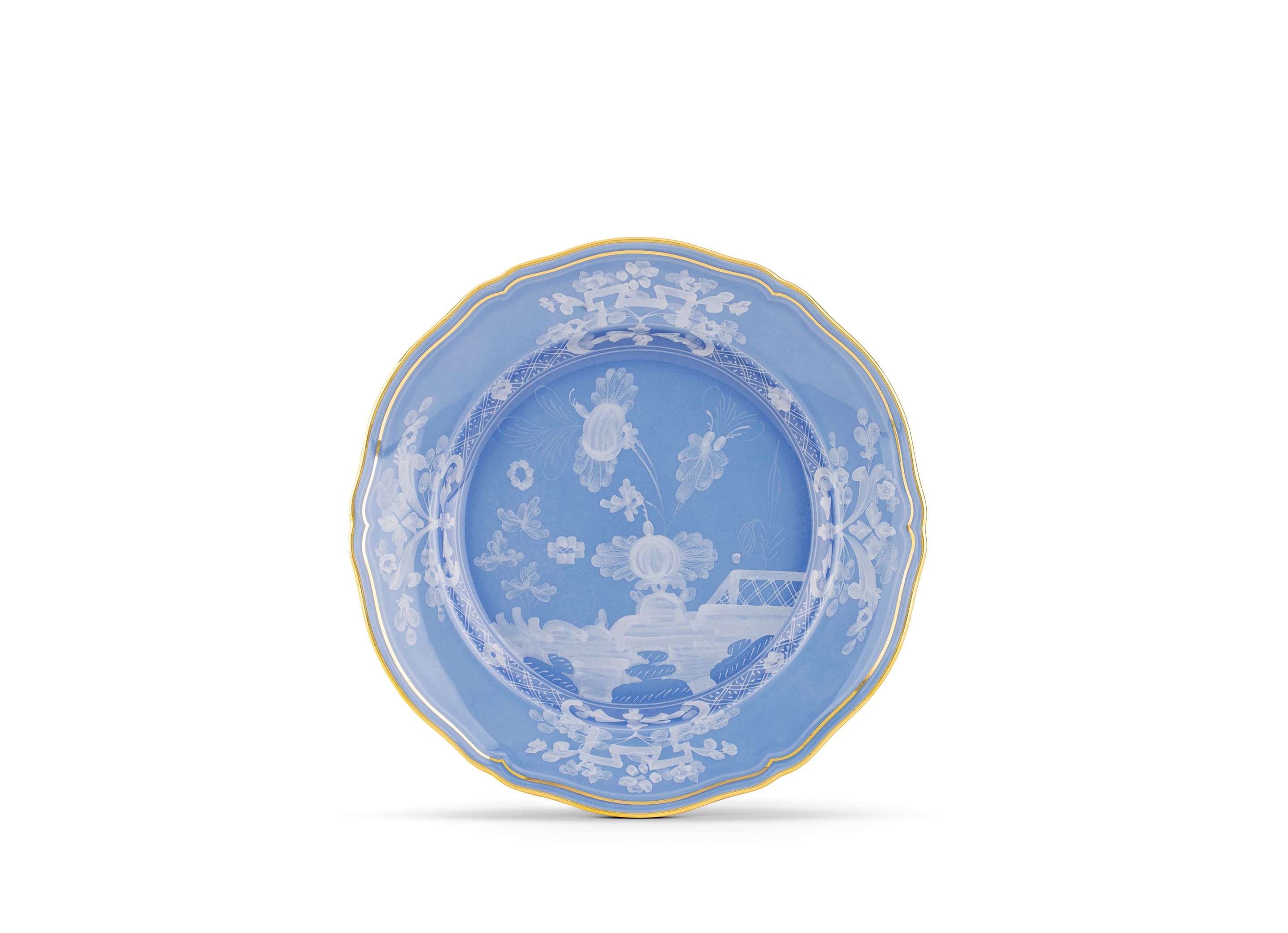 26.5cm Assiettes Plates En Porcelaine Bleue - Set De 2 Assiettes Dessert Élégantes