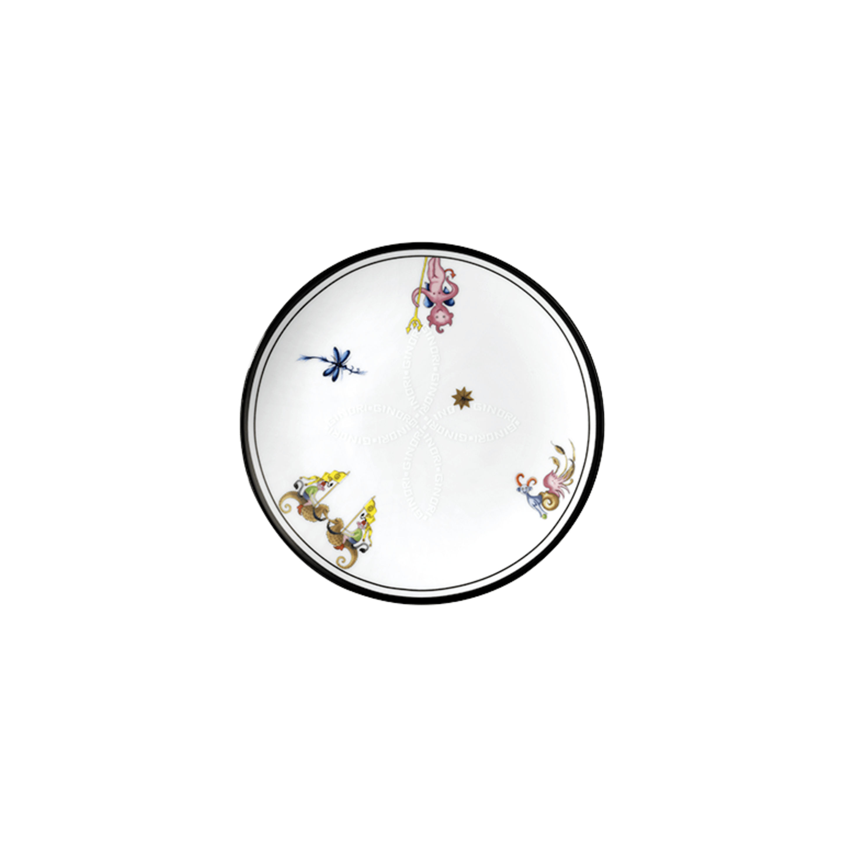 Bread plates in porcelain GINORI 1735