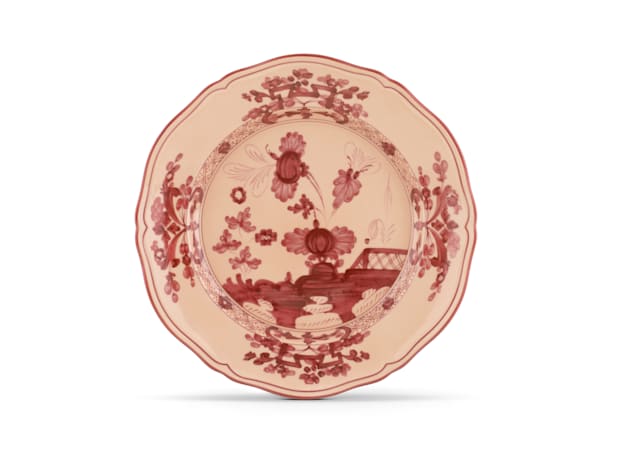 Ginori Flat Plate Vermiglio Oriente Italiano