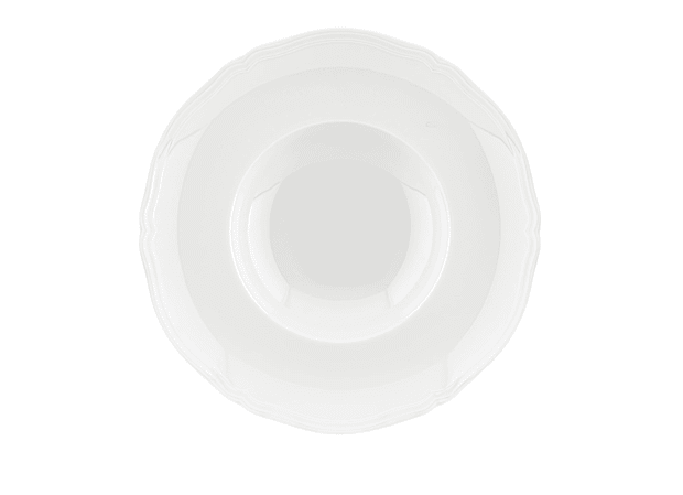 LARGE SOUP PLATE WHITE Antico Doccia-1