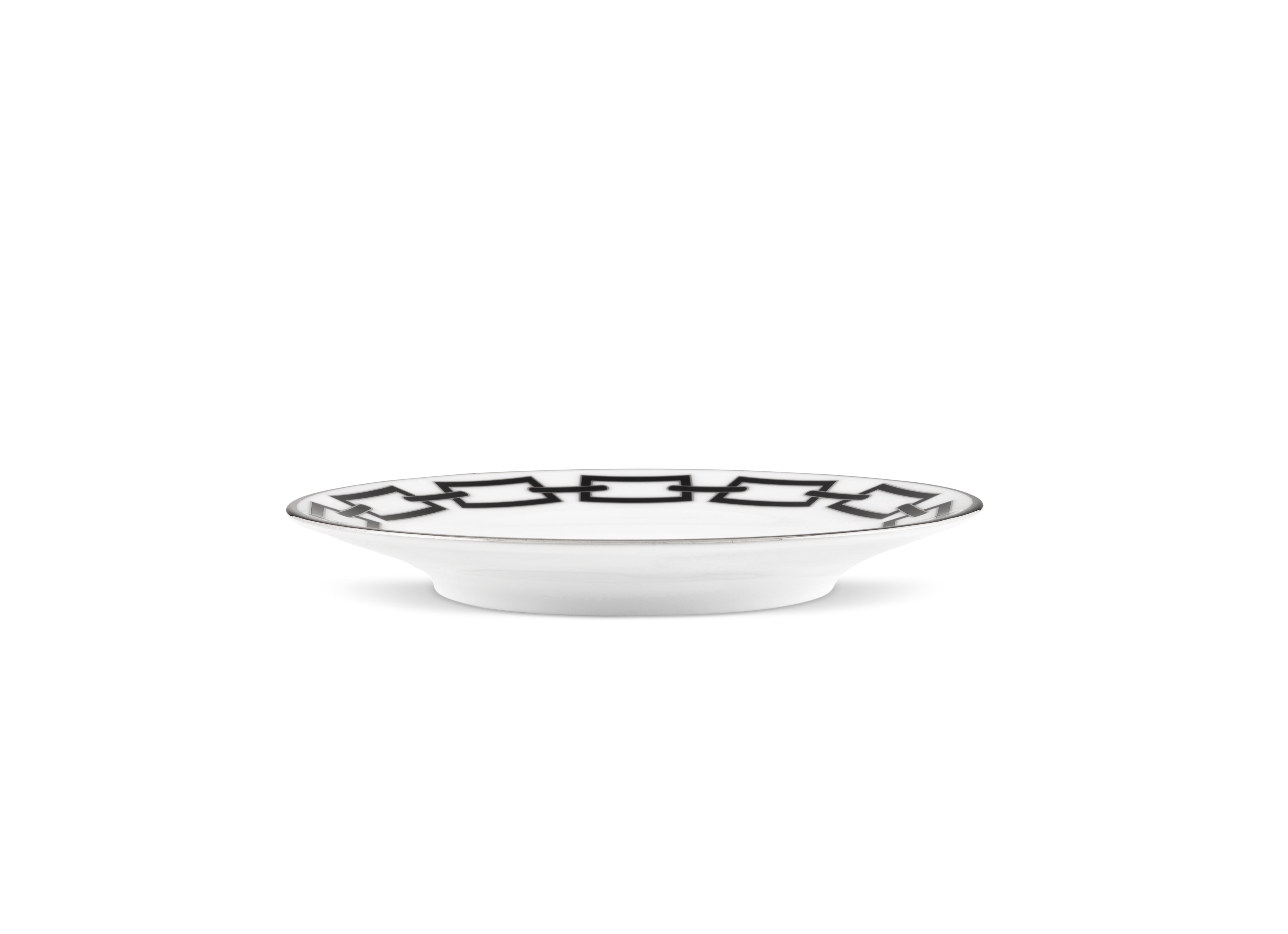 Black bread plate| Catene | GINORI 1735