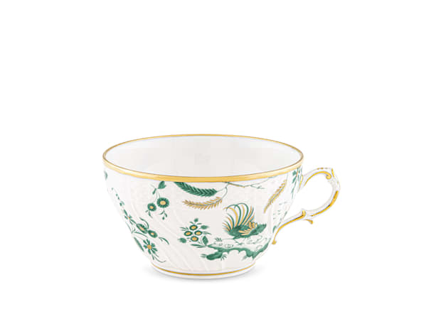 Jade green tea cup | Oro Di Doccia | GINORI 1735