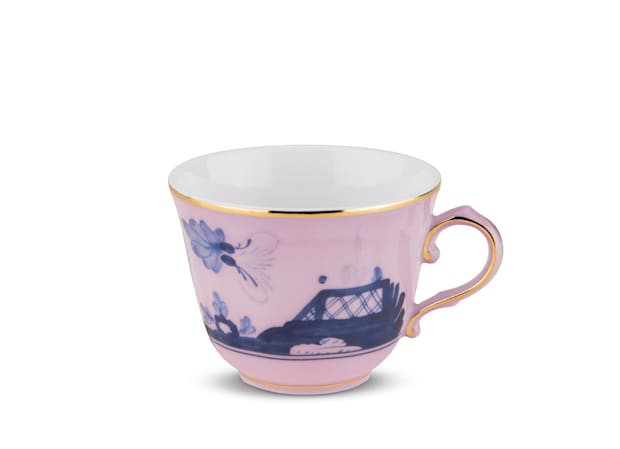 Azalea-pink porcelain coffee cup | GINORI 1735