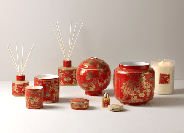 Cuoio Rosso Scented Candle | GINORI 1735