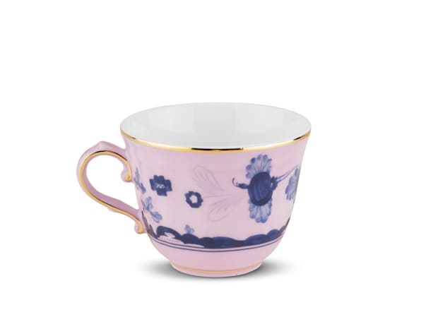 Azalea-pink porcelain coffee cup | GINORI 1735