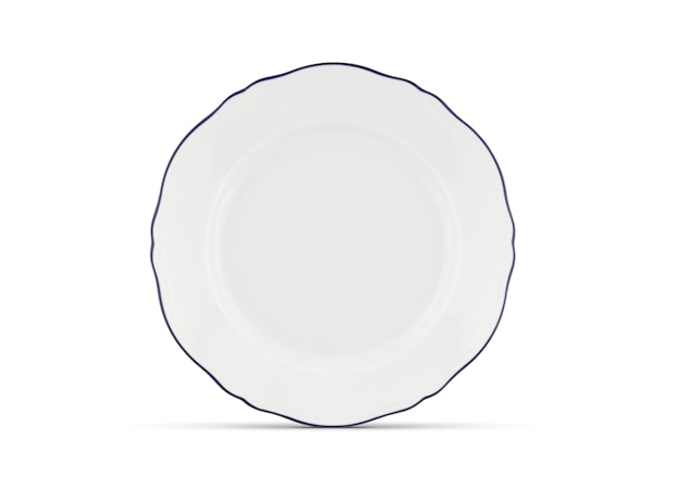 Cobalt blue flat plate | Corona | GINORI 1735
