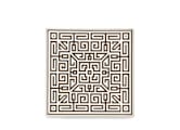 SQUARE CENTERPIECE EBANO Labirinto-1