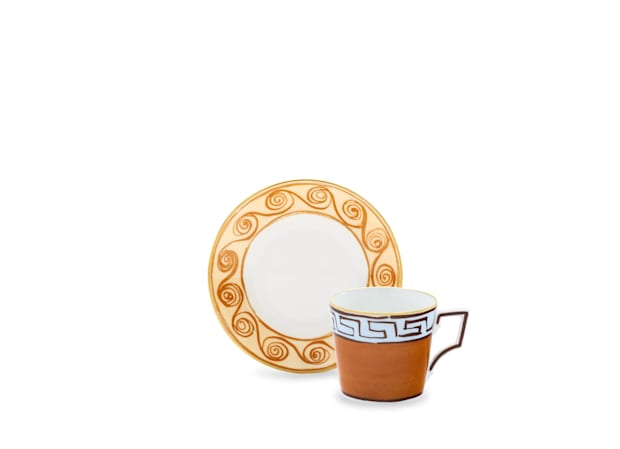 ESPRESSO SET FOR TWO Terracotta Il viaggio di Nettuno-3