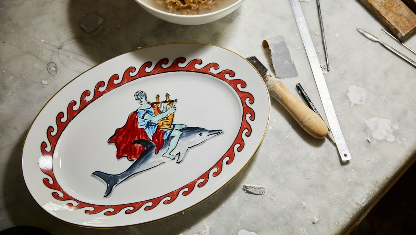 Porcelain clearance serving dishes