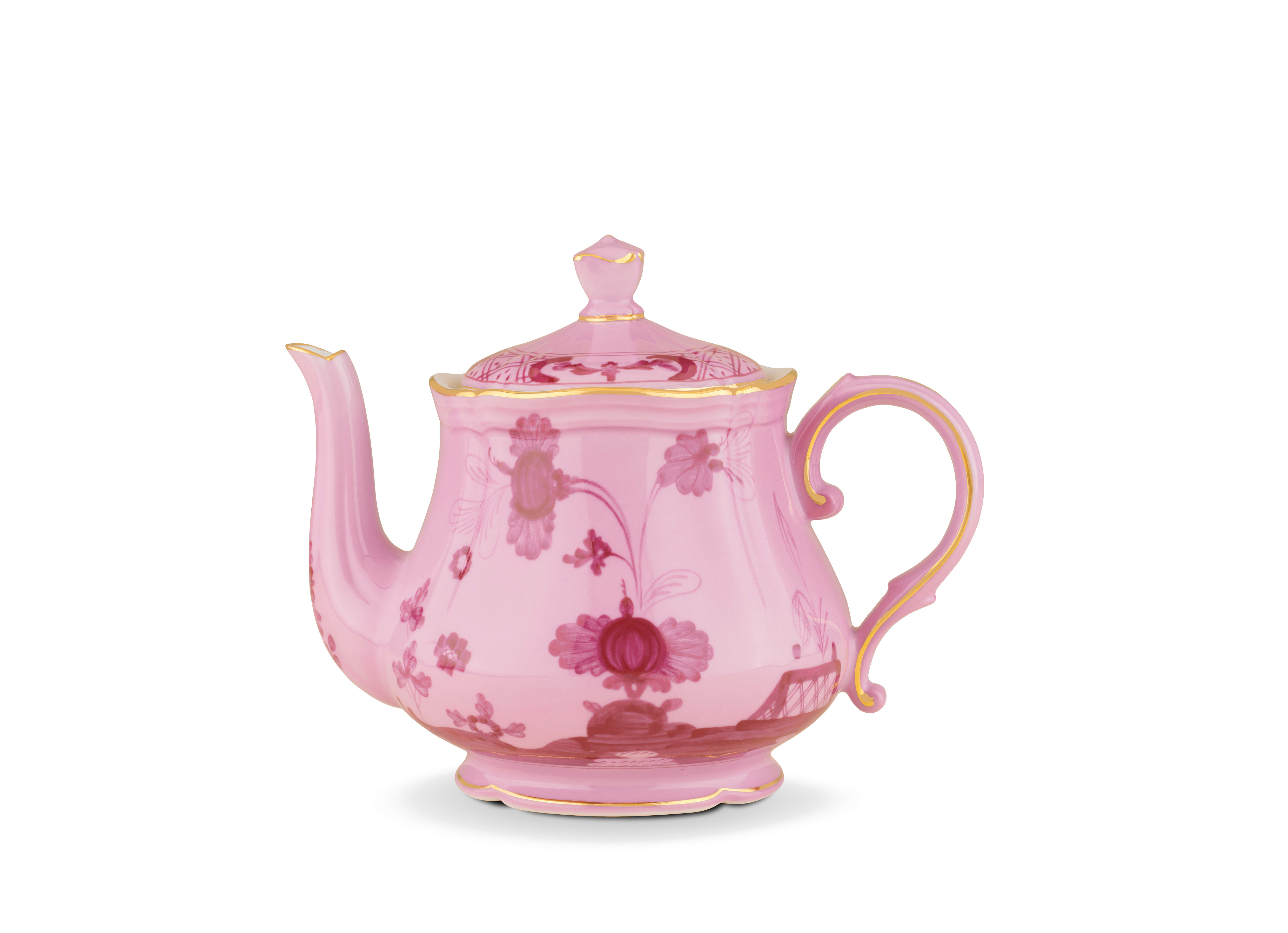 Richard Ginori ジノリ　ミュージアム ポプリスタンド　クーポラ Mauve porcelain teapot | GINORI 1735