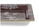 LARGE SQUARE CHANGE TRAY CASTAGNA Oriente Italiano-3