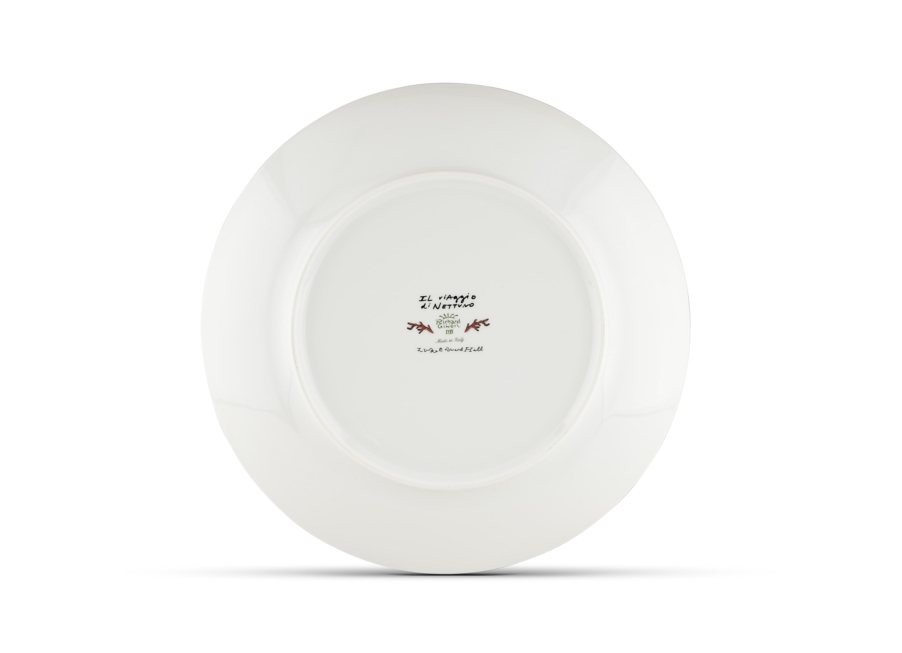 Floral Charger Plate Pink by Ginori 1735