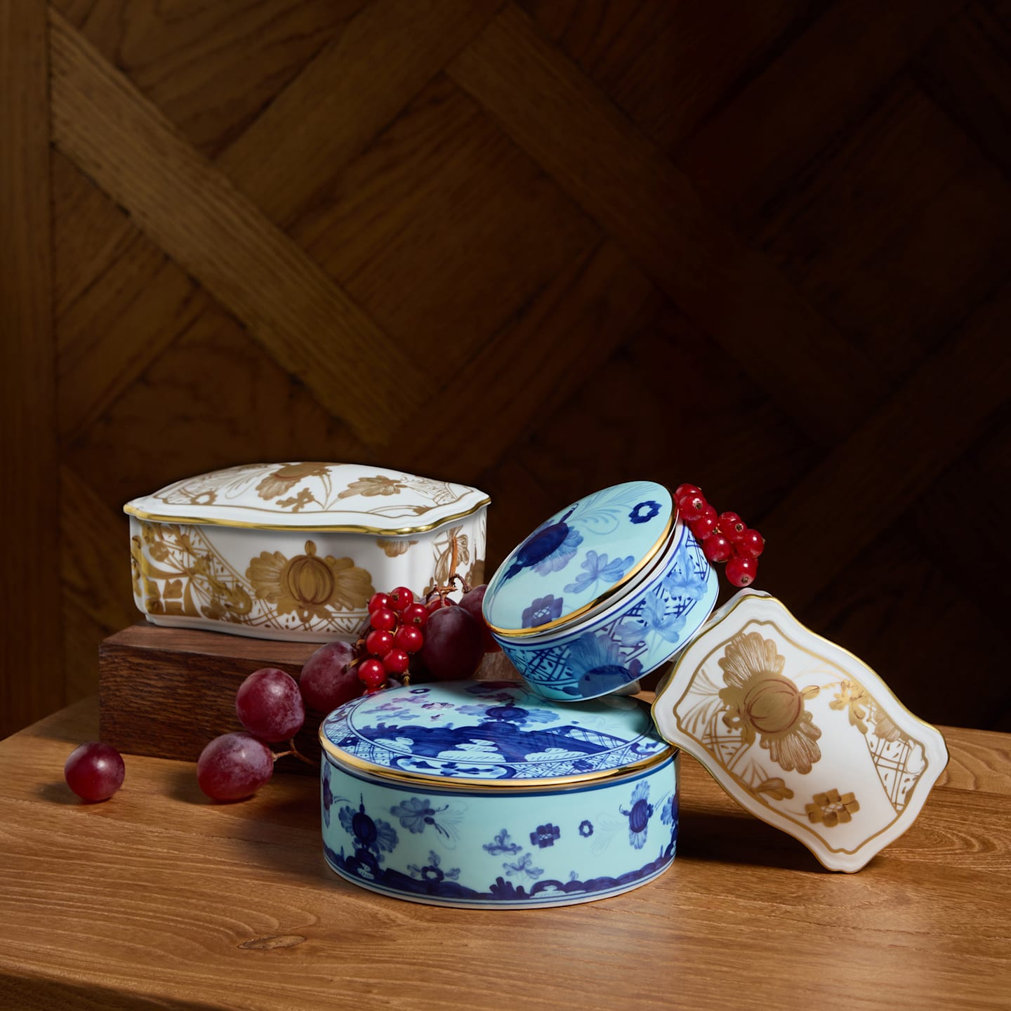 ３０th記念モデル含む３台セット　デスクトップモデルコレクション PORCELAIN GIFT IDEAS | GINORI 1735