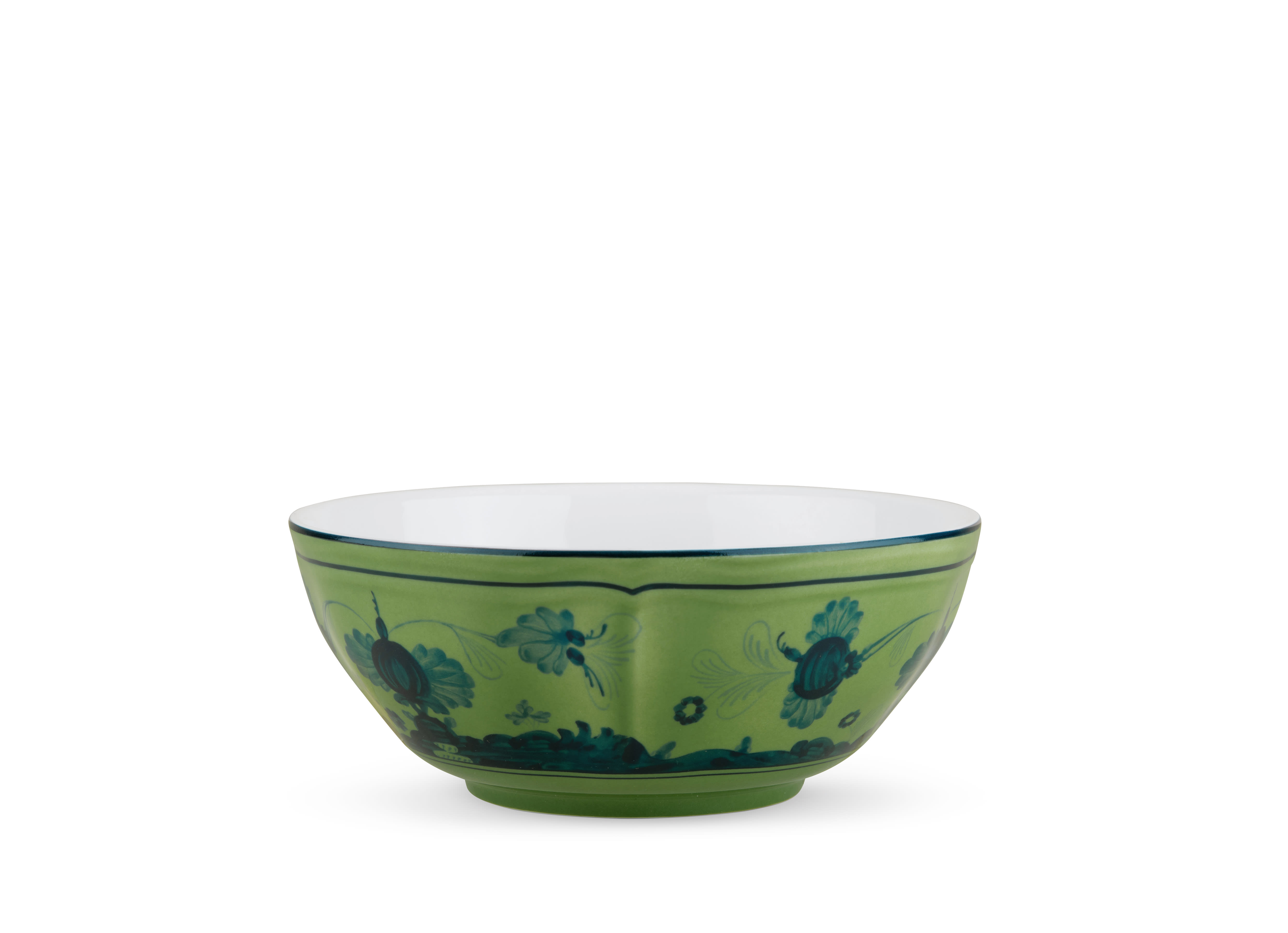 Malachite-green porcelain bowl | GINORI 1735