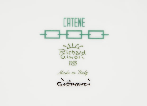 プレート16cm エメラルド | GINORI 1735