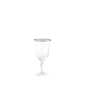 Medici CALICI DA LIQUORE CRISTALLO FILO PLATINO