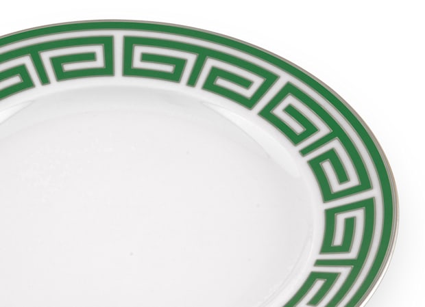 Emerald Green Round Platter | Labirinto | Ginori1735 | GINORI 1735