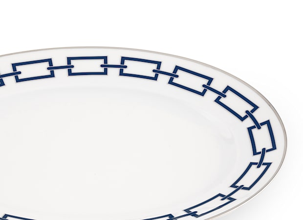 GRAND PLAT DE SERVICE OVALE ZAFFIRO Catene-3