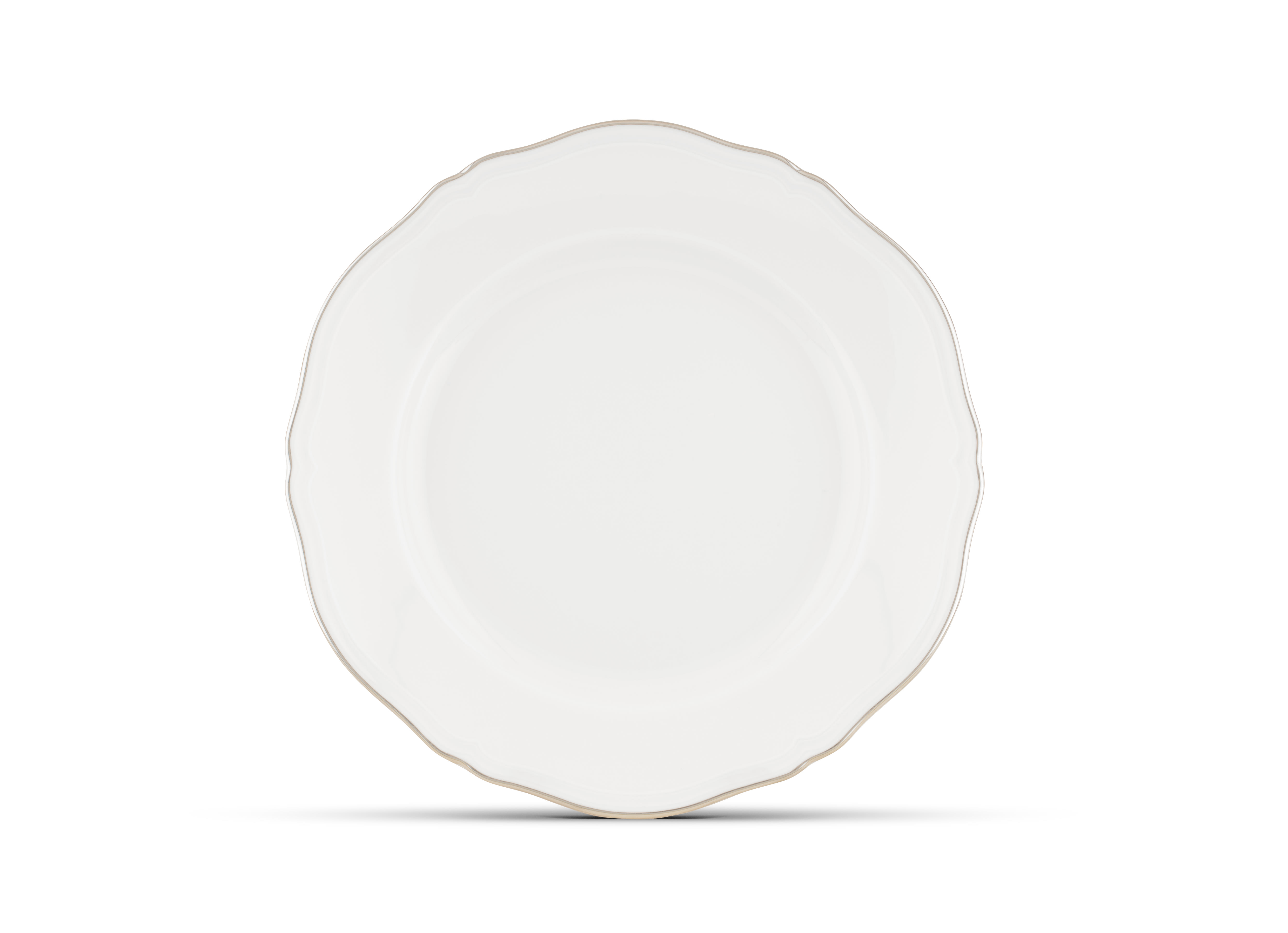 Flat plate | Corona platinum | GINORI 1735