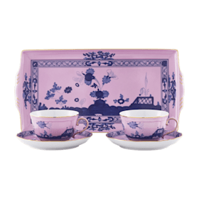 TEA SET FOR TWO WITH TRAY | GINORI 1735