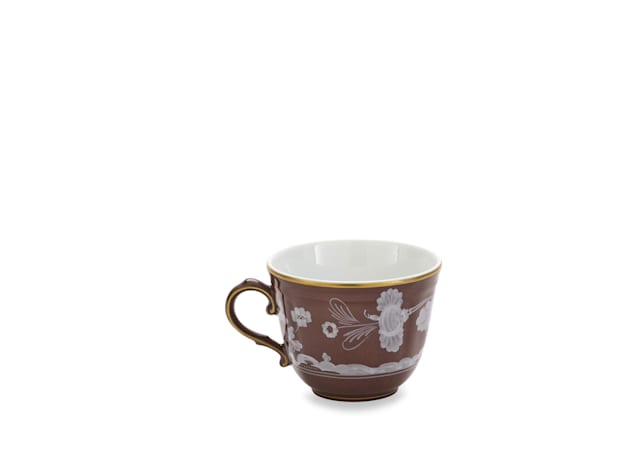 Coffee cup brown Castagna | Oriente Italiano | GINORI 1735