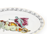 GRAND PLAT DE SERVICE OVALE CHARIOT WHITEIl viaggio di Nettuno-3