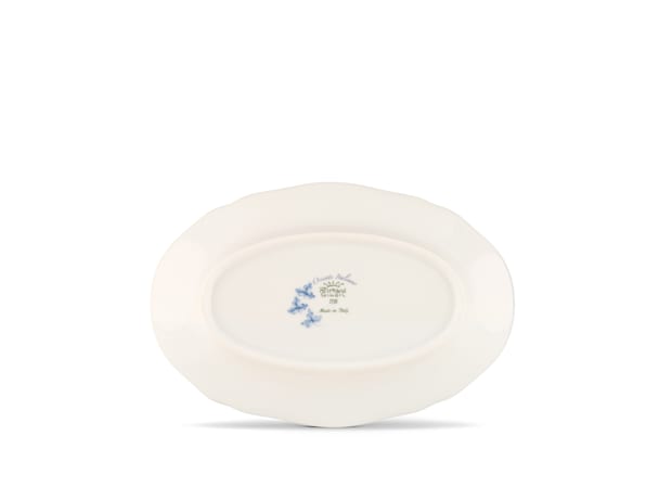 Azalea-pink porcelain pickle dish | GINORI 1735