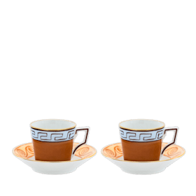 Il viaggio di Nettuno SET À CAFÉ POUR DEUX Terracotta