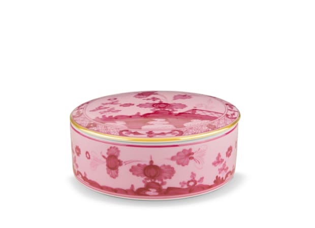 Pink porcelain trinket box | GINORI 1735