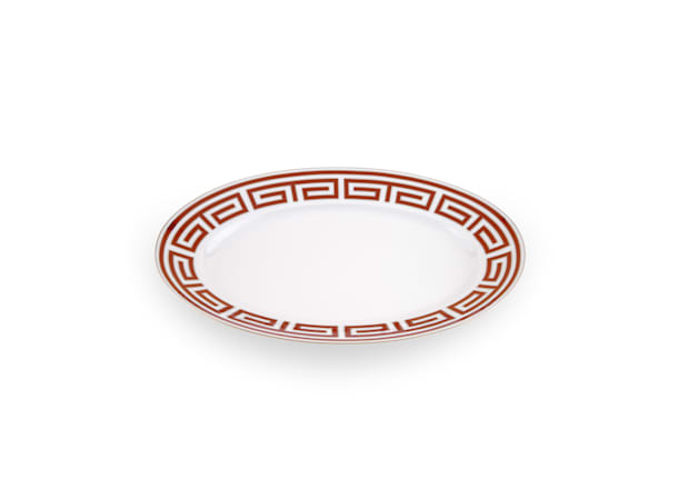 GRAND PLAT DE SERVICE OVALE SCARLATTO Labirinto-2