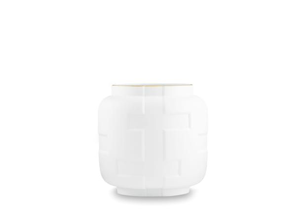 VASE WITH LID JUNCTION OVERLAPPING BANDSOfficina Ultra-1