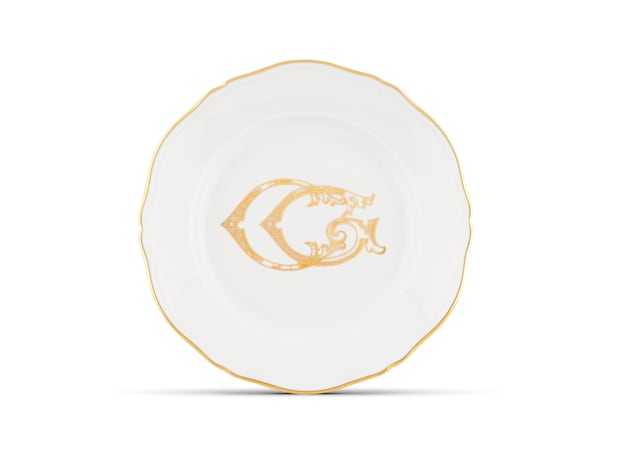 flat plates oro - personalizableCorona Monogram-1