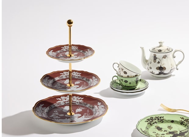 3-TIER SERVING STAND CASTAGNA Oriente Italiano-6