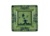 SQUARE CHANGE TRAY MALACHITE Oriente Italiano-1