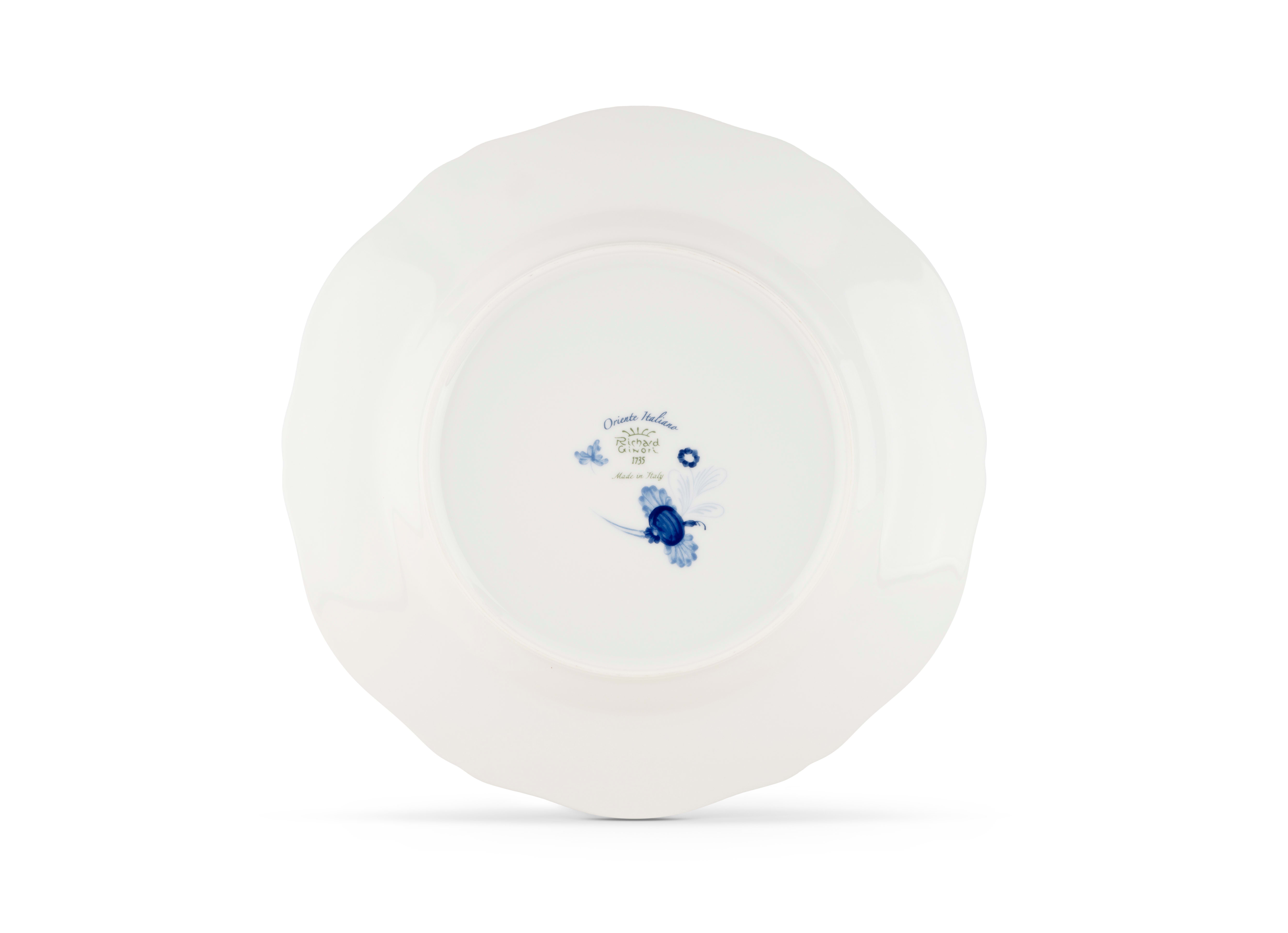 Azalea pink flat plate in porcelain | GINORI 1735
