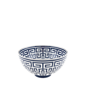 Black soup plate | Labirinto | GINORI 1735