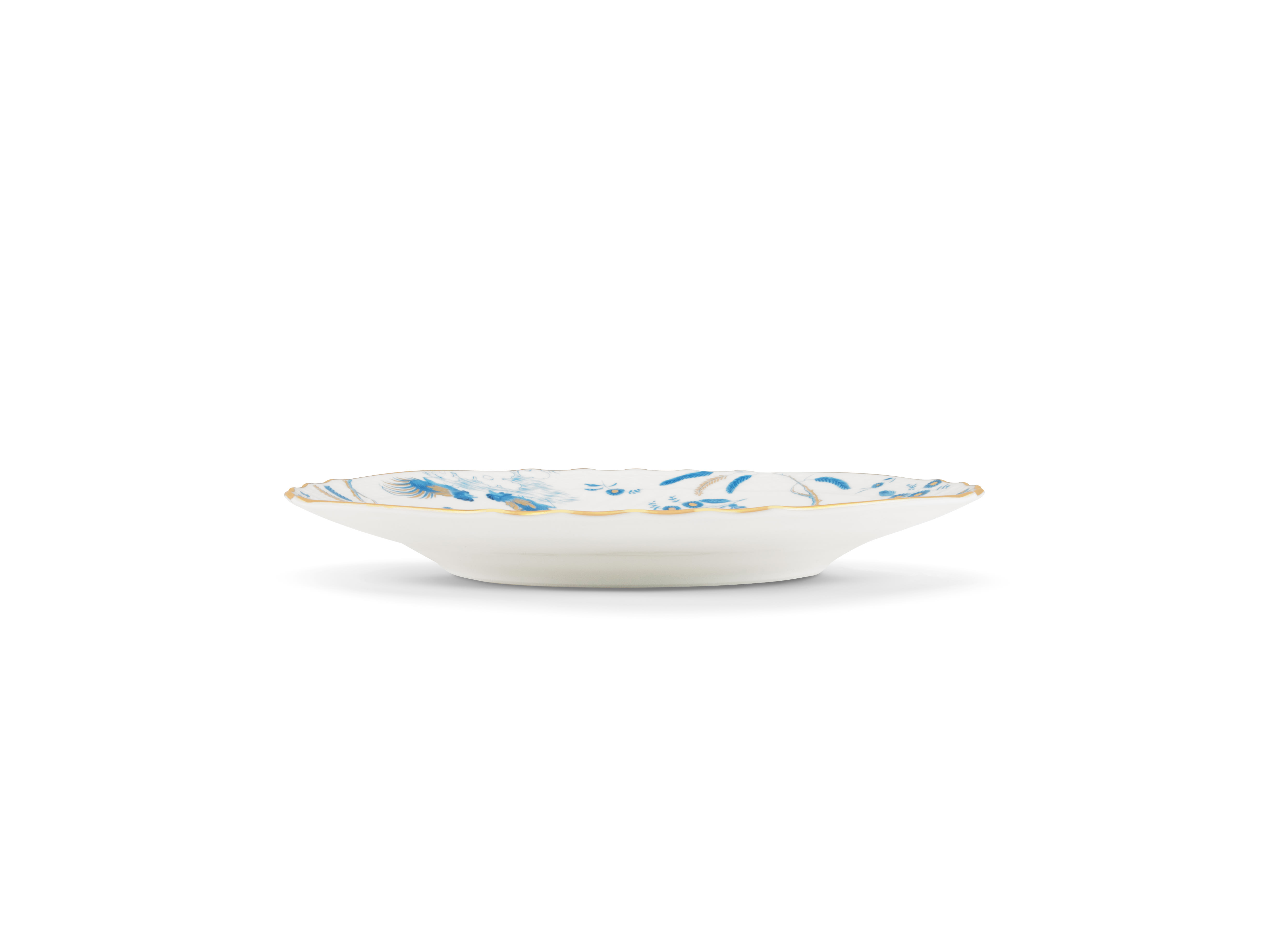 Turquoise dessert plate | Oro Di Doccia | Ginori1735 | GINORI 1735