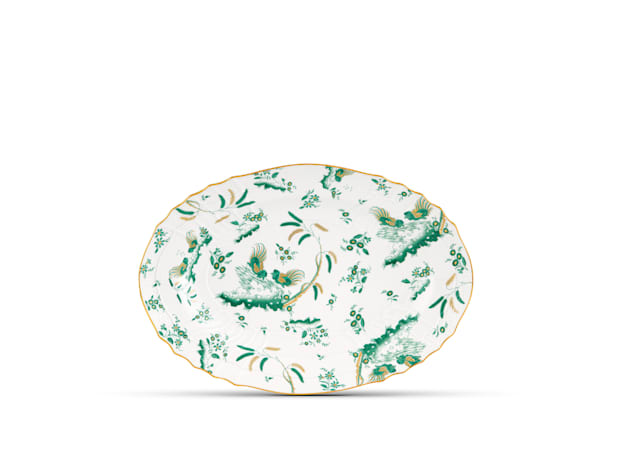 LARGE OVAL PLATTER GIADAOro Di Doccia